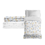 Originele therapiedeken - Regenboog verzwaringsdeken met katoenen hoes voor kinderen