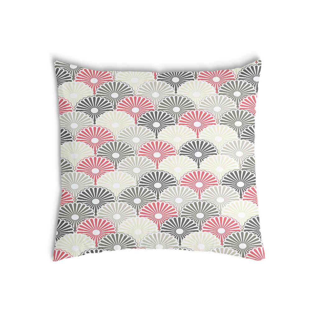 Gezondheidskussen kleurrijke abstracte bloemen