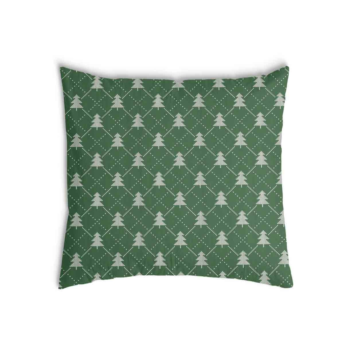 Gesundheitskissen Grün mit Tannenbäumen