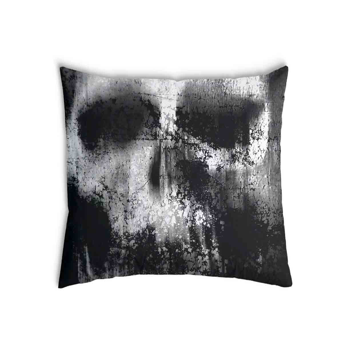 Gezondheidskussen zwart met gemêleerd patroon