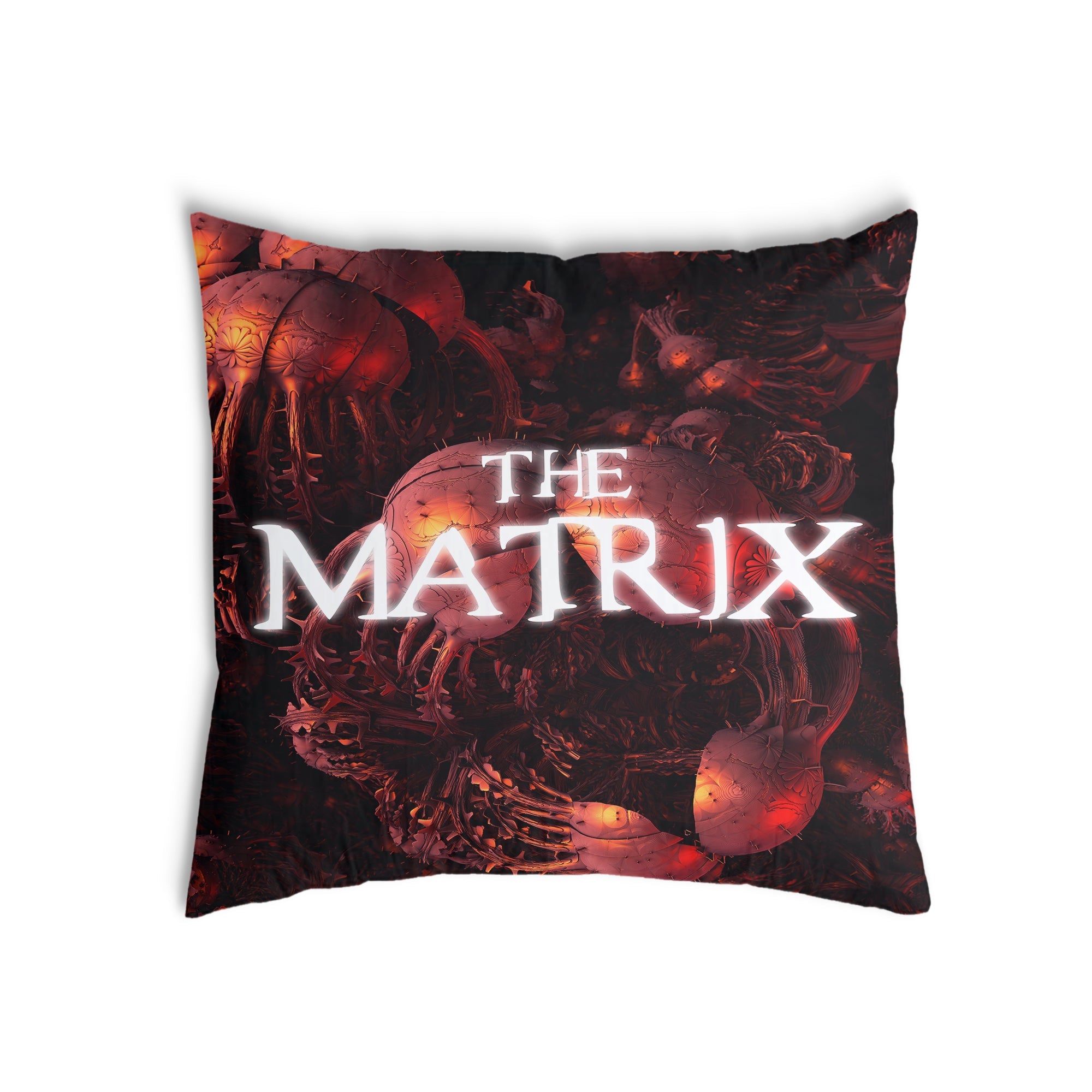 Gezondheidskussen Rood The Matrix Schriftzug