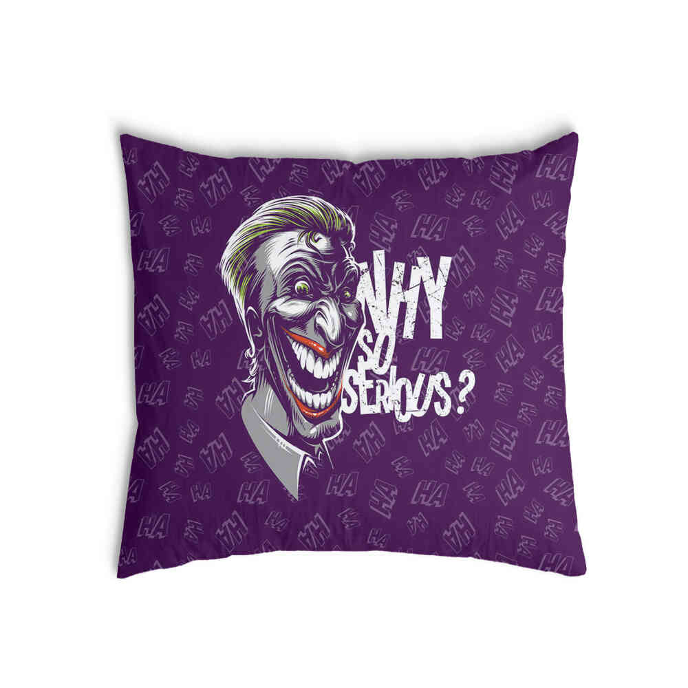 Gezondheidskussen Paars Why So Serious?