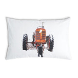 Gezondheidskussen tractor in oranje