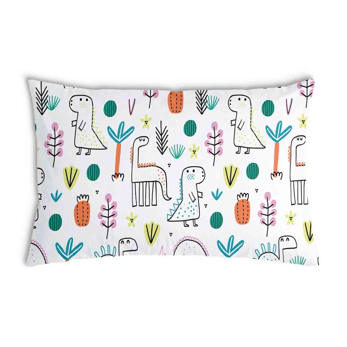 Gezondheidskussen met kleurrijke dino's