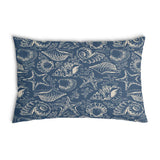Gezondheidskussen Blauw met Schelpen
