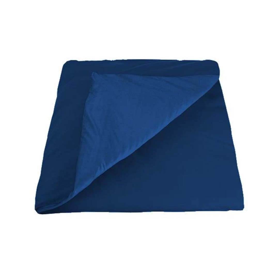 Originele therapiedeken - katoenen hoes in blauw