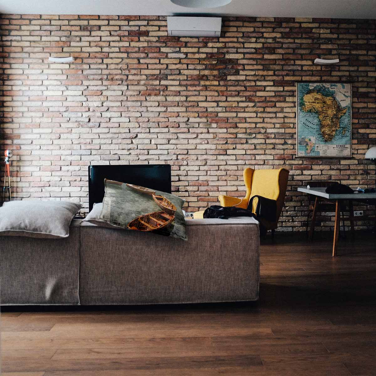 Gezondheidskussen Meer met boten