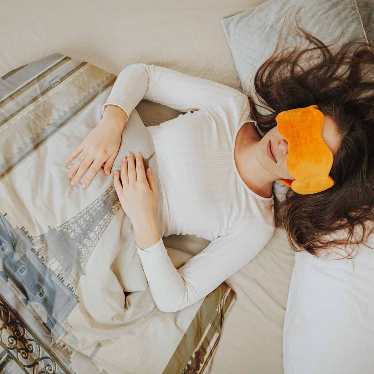 Therapiedecken beddengoed set geel Parijs