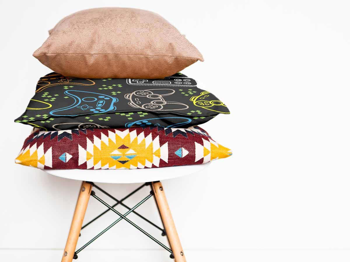 Gezondheidskussen Zwart met Spelconsoles