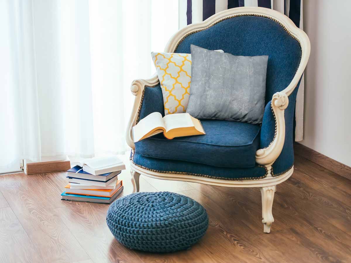 Gezondheidskussen grijs met sneeuwvlokken