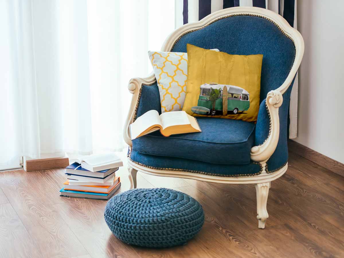 Gezondheidskussen Geel met Bus