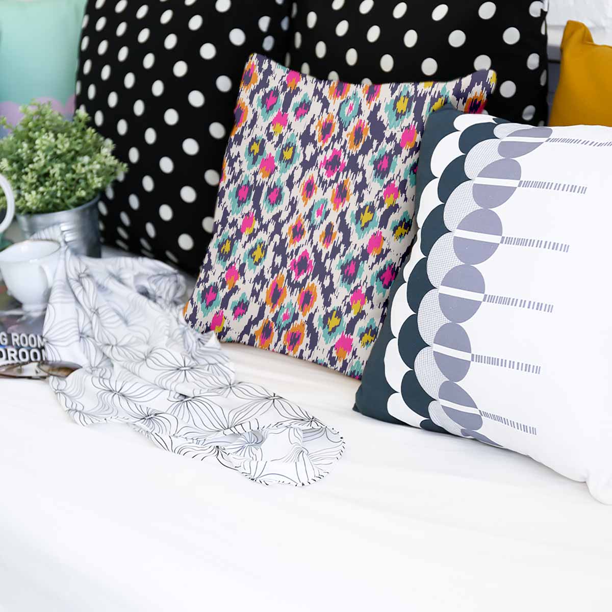 Gesundheitskissen Bunt mit Leoprint