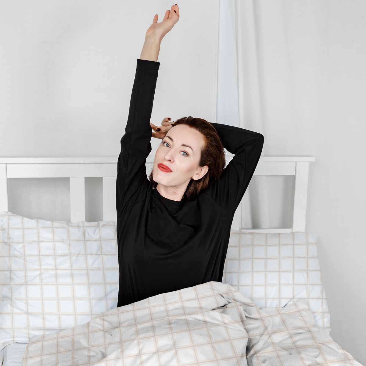 Therapiedekens Beddengoed Set Oranje Beige Ruit