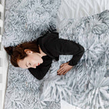 Therapiedekens beddengoedset met ijspegels