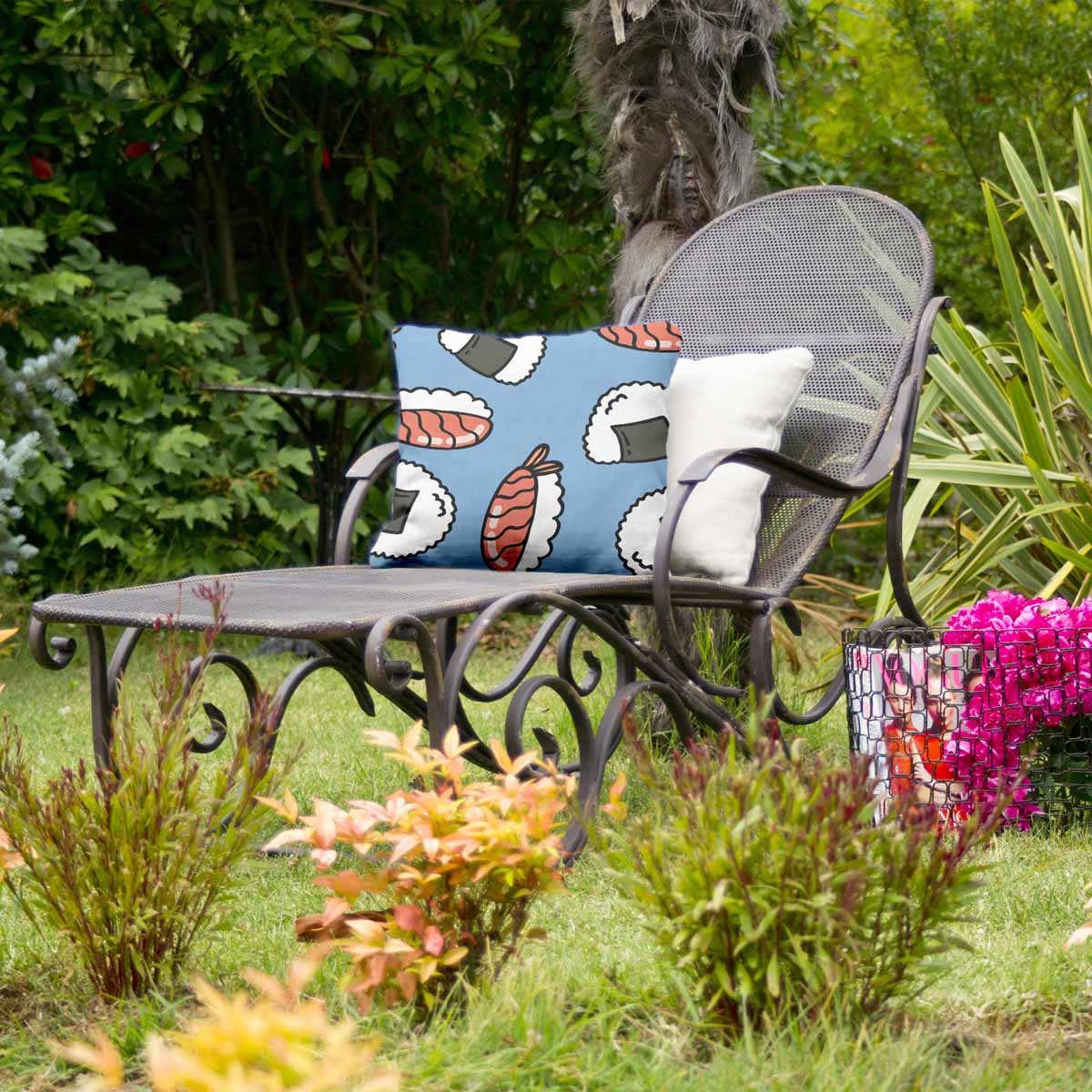 Gezondheidskussen met Sashimi