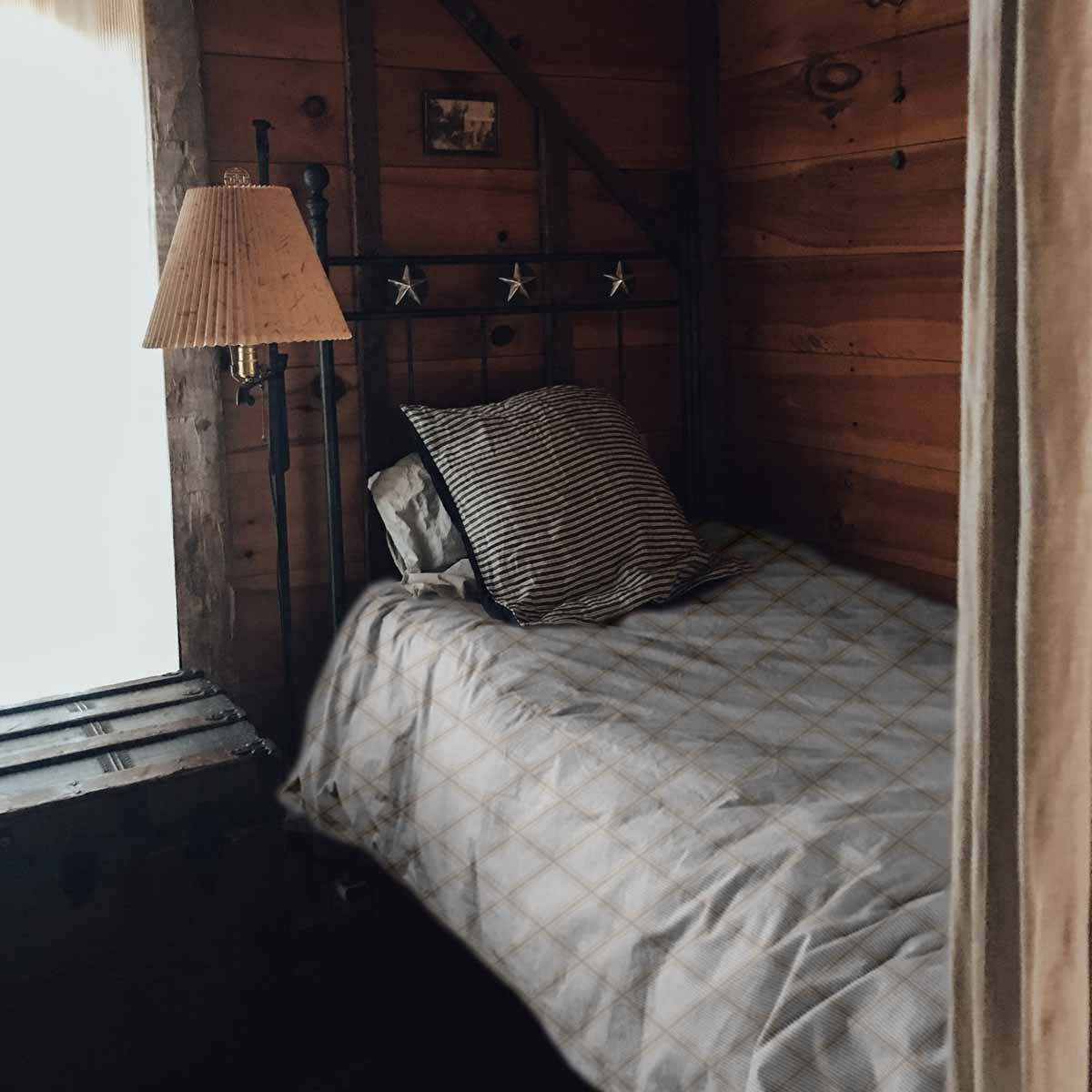 Therapiedekens Beddengoed Set Oranje Beige Ruit