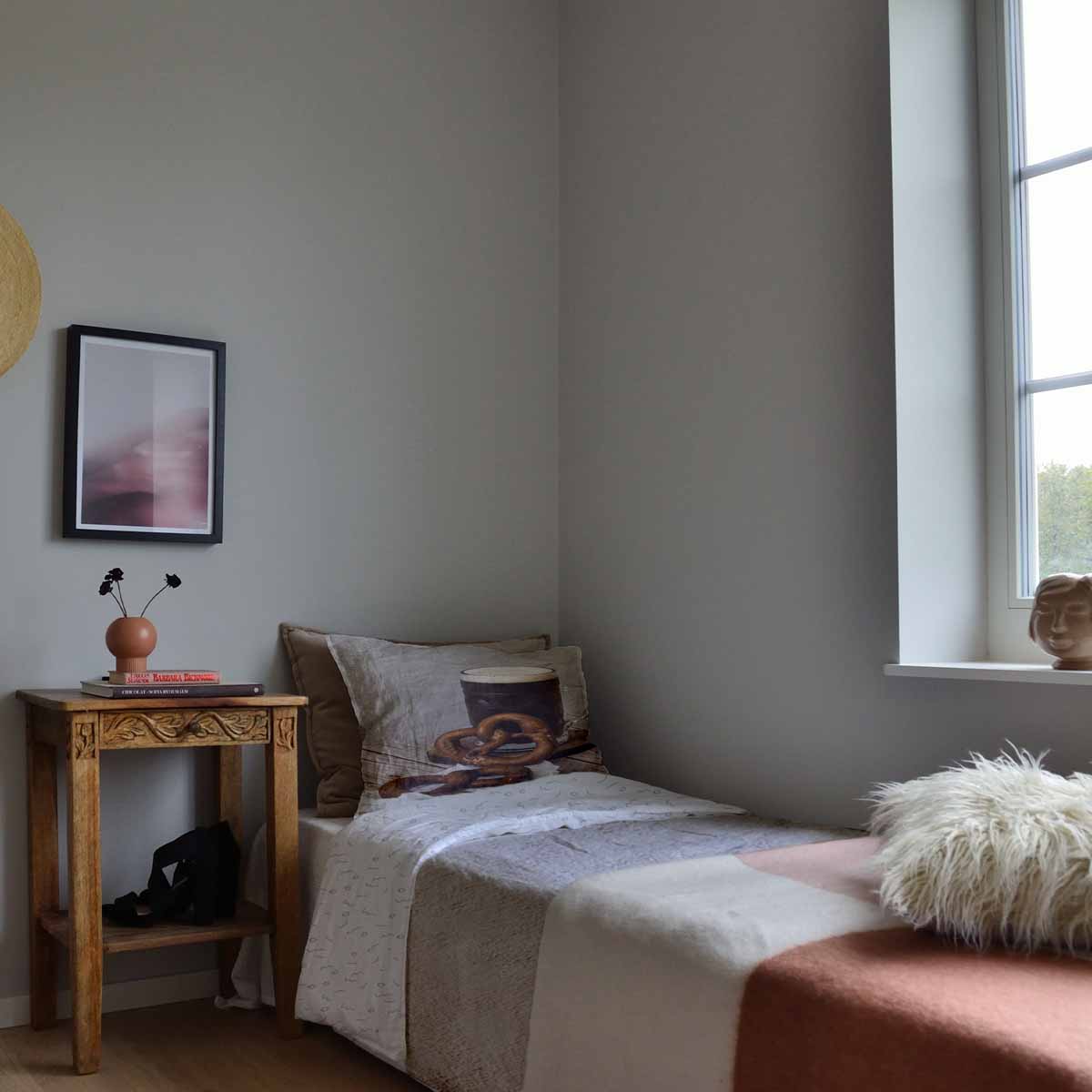 Therapiedekens beddengoedset met pretzels