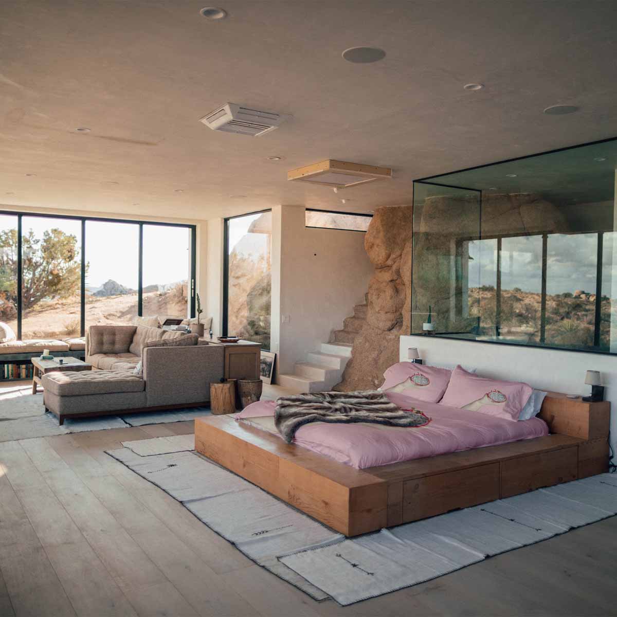 Therapiedekens beddengoed set roze met drakenfruit