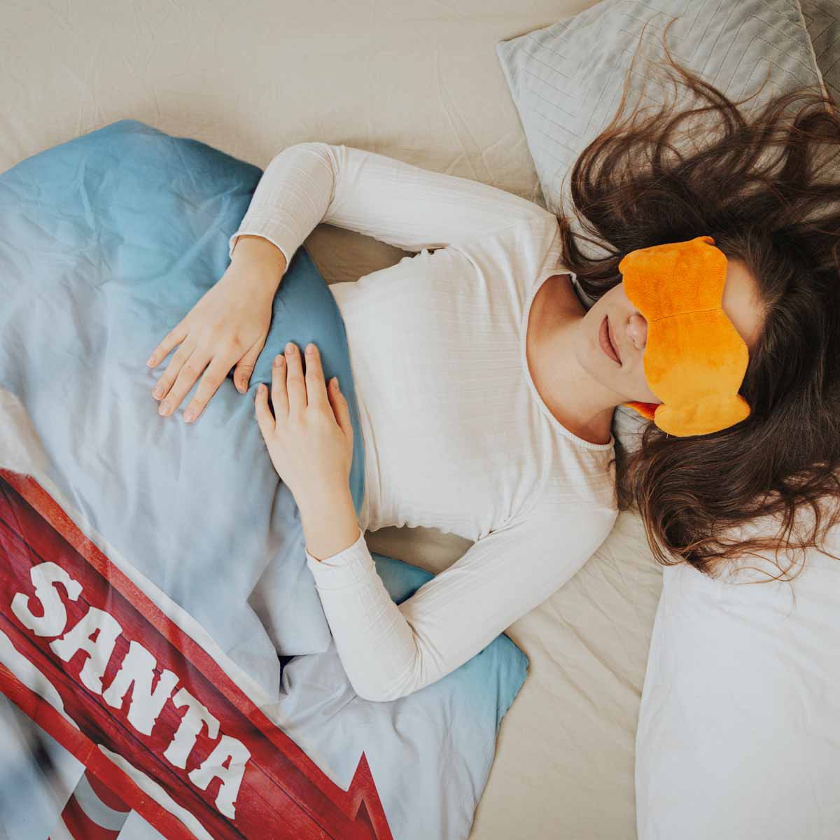 Original Therapiedecke - Baumwoll Bettwäsche Set mit Santa