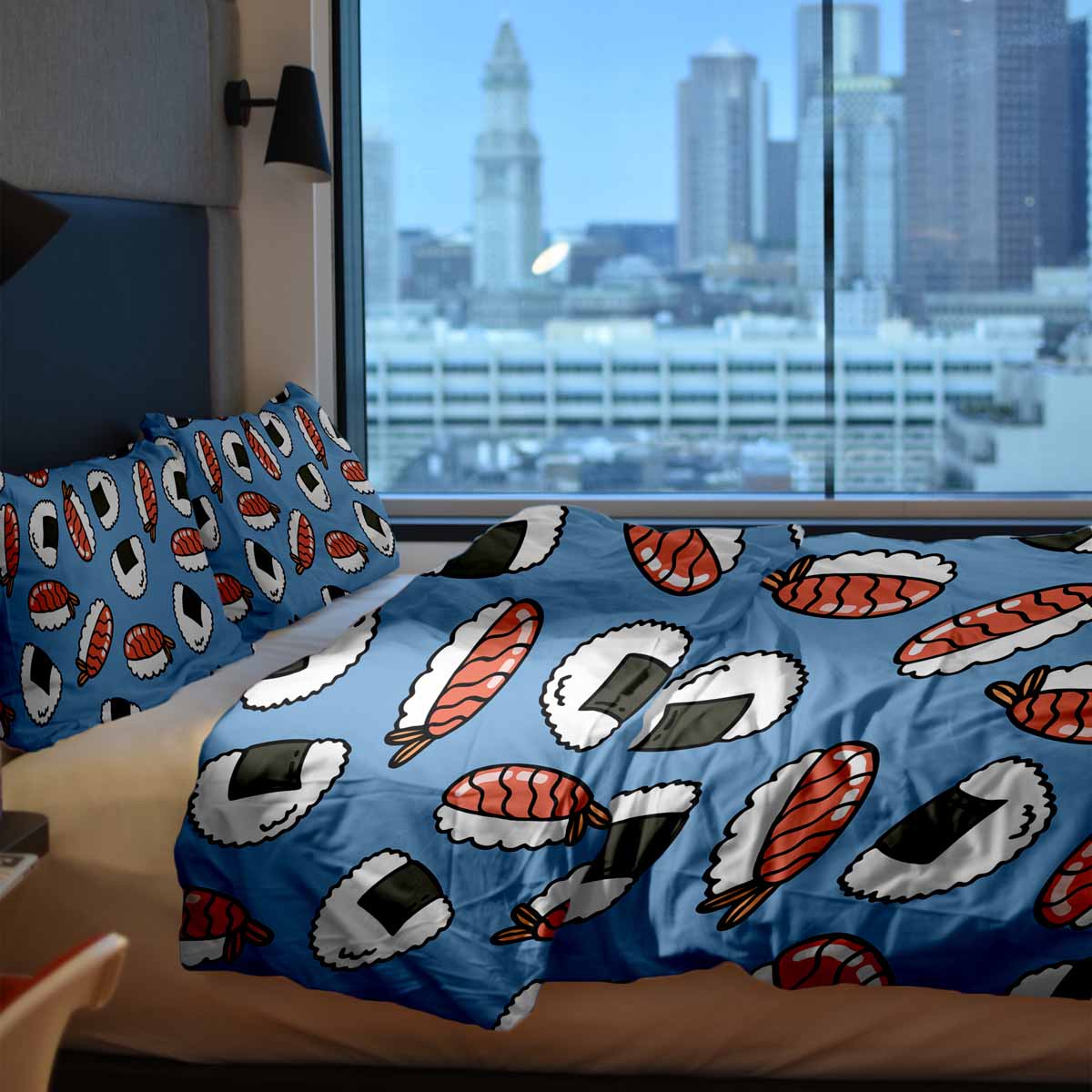 Therapiedekens beddengoed set met sashimi