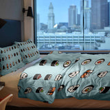 Therapiedekens beddengoed set lichtblauw met sushi