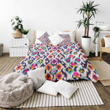 Therapiedekens Beddengoed Set Kleurrijk met Luipaardprint