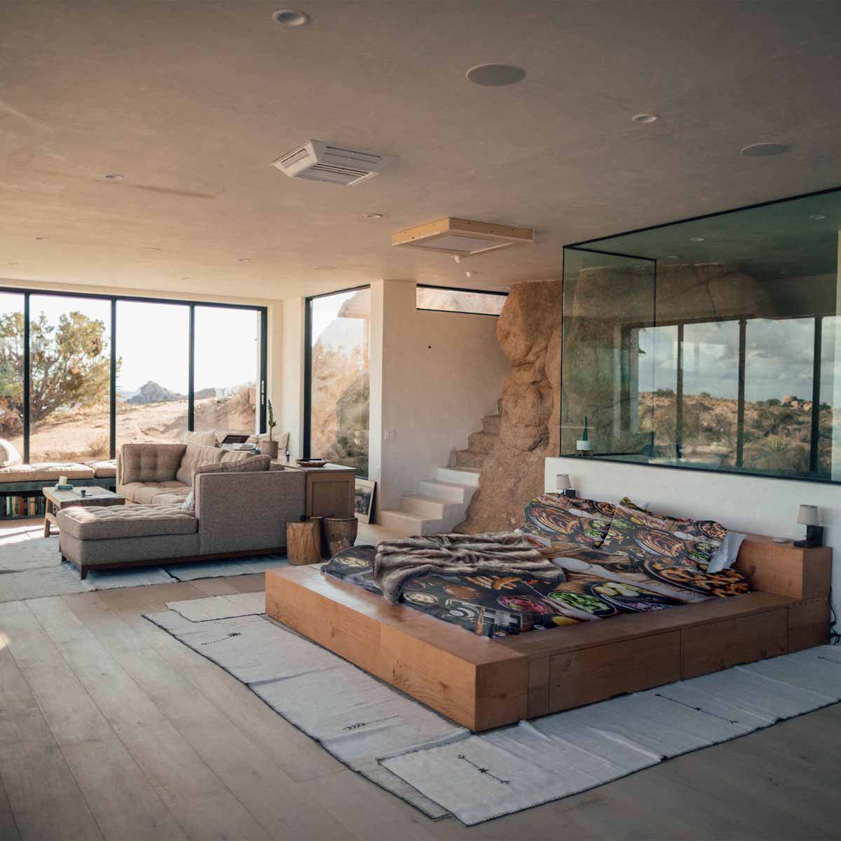 Therapiedekens beddengoedset met worstbord