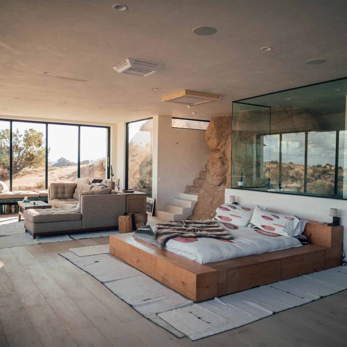 Originele therapiedeken - katoenen hoes wit met lippen