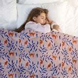 Originele therapiedeken - Rode kat gewichtdeken met katoenen hoes voor kinderen