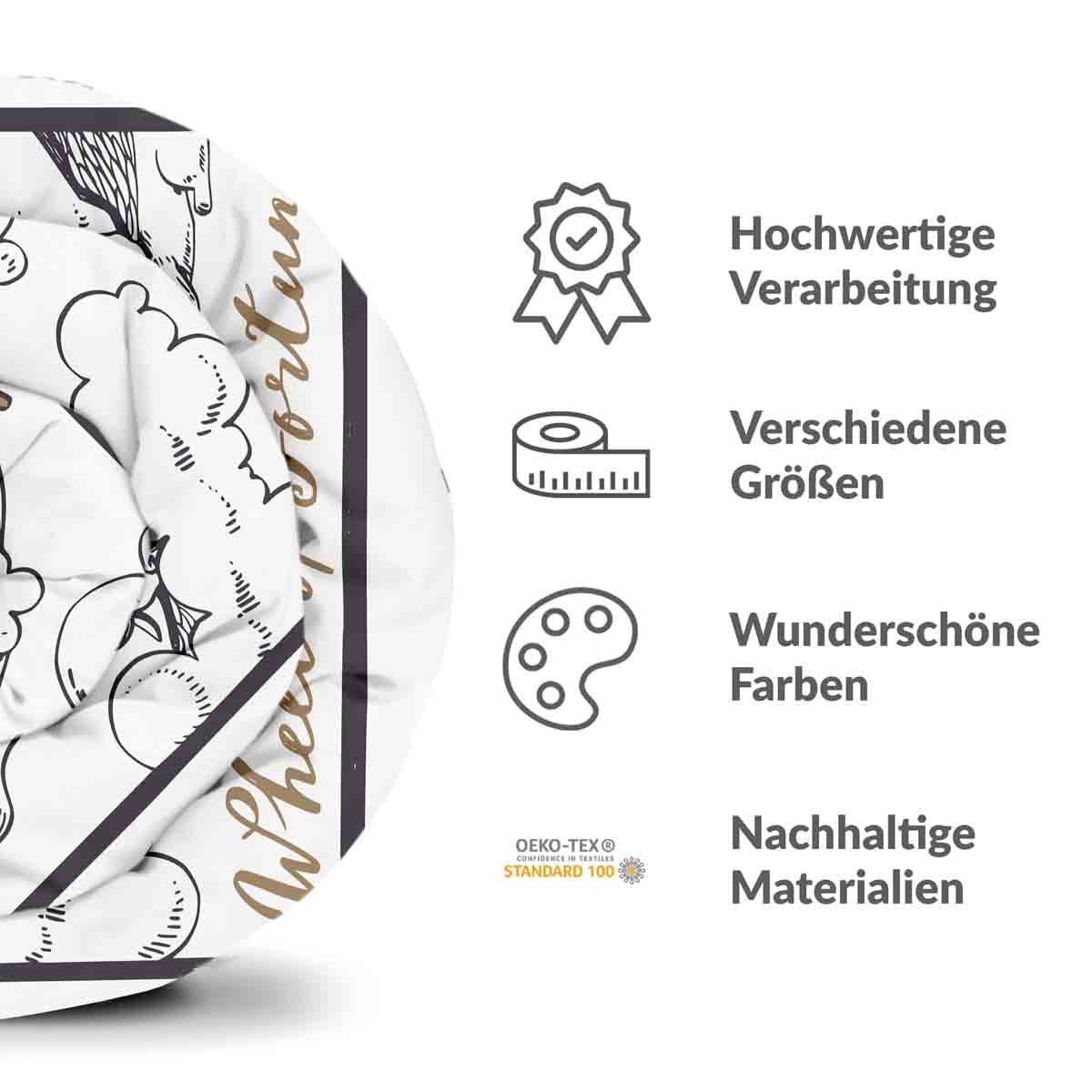 Original Therapiedecke - Baumwollbezug Wheel of Fortune