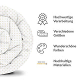 Therapiedekens beddengoedset met kleine ruiten
