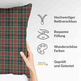 Gezondheidskussen kerstachtig ruitpatroon