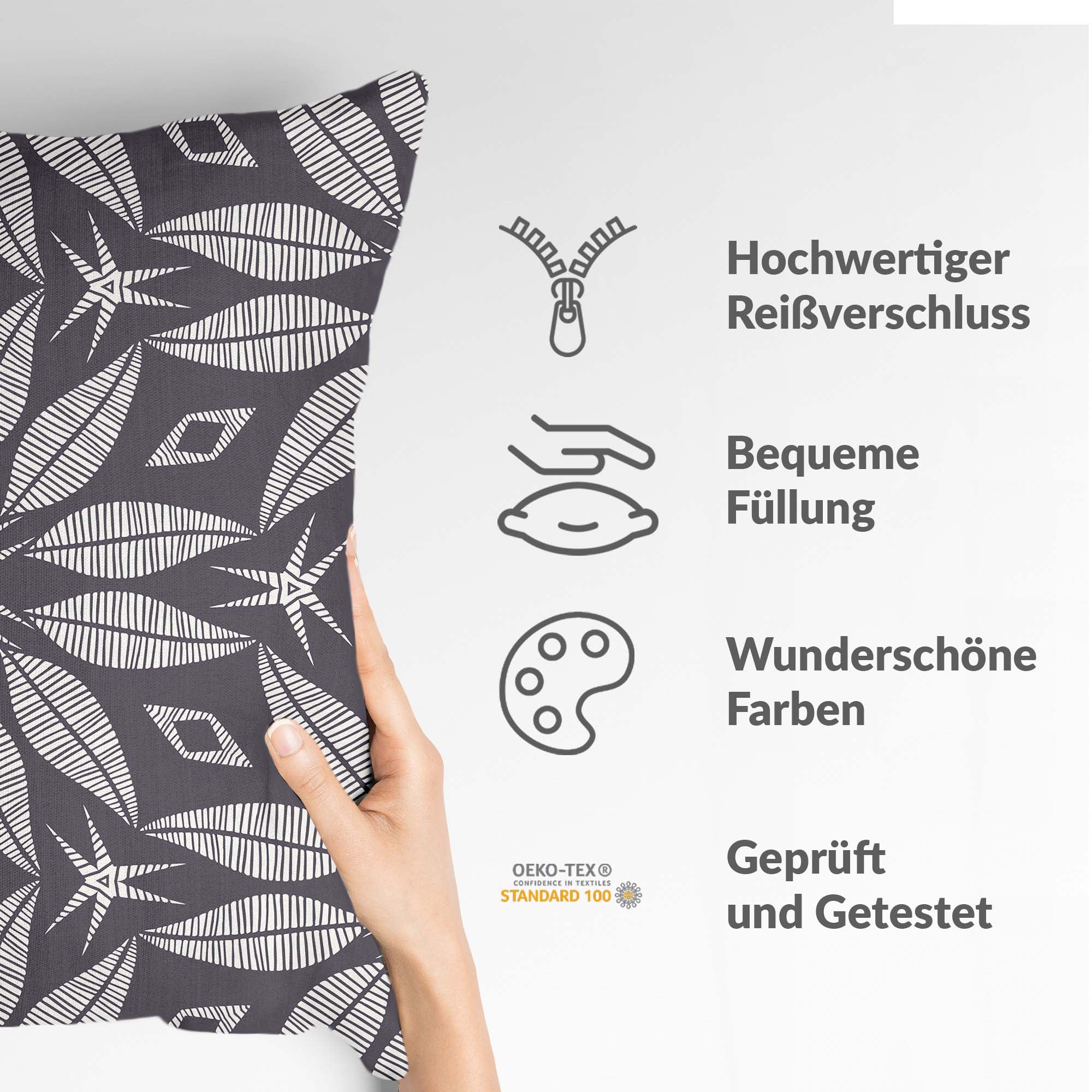 Gezondheidskussen met grote bloem