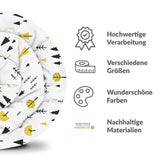 Original Therapiedecke - Baumwollbezug mit gelben Bäumen
