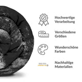 Originele therapiedeken - katoenen hoes zwart met gemêleerd patroon