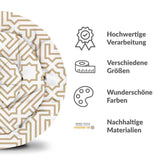 Originele therapiedeken - katoenen hoes beige met vormen