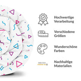 Therapiedekens beddengoedset met veel vormen