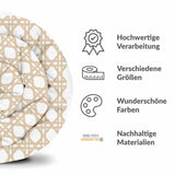 Therapiedekens Beddengoed Set Wit met Cirkels Beige