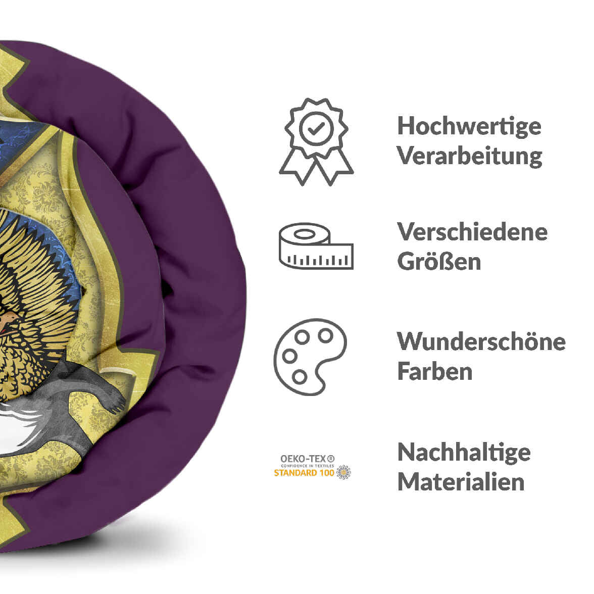 Original Therapiedecke - Baumwollbezug Hogwartshäuser