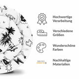 Originele therapiedeken - katoenen hoes wit superhelden