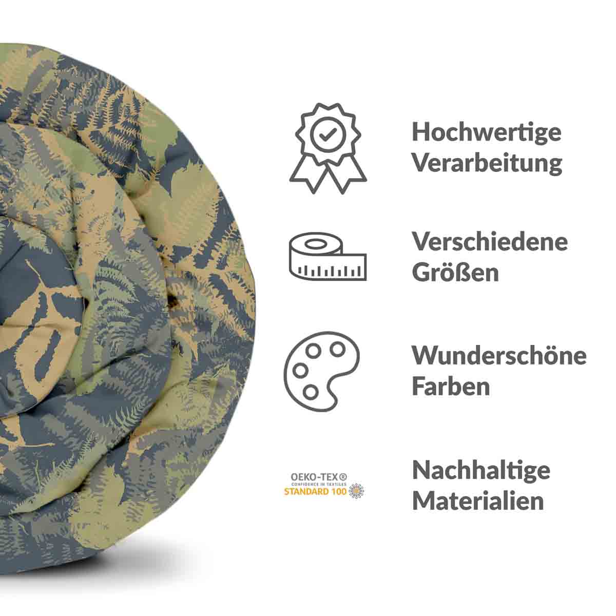 Originele therapiedeken - katoenen hoes bos