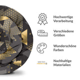 Therapiedecken beddengoed set met gouden dennenbomen