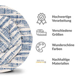 Originele therapiedeken - katoenen hoes met blauw patroon