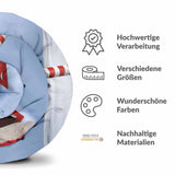 Therapiedekens beddengoed set met Santa