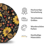 Originele therapiedeken - katoenen hoes met zonnebloem