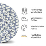 Originele therapiedeken - katoenen hoes blauw witte golven