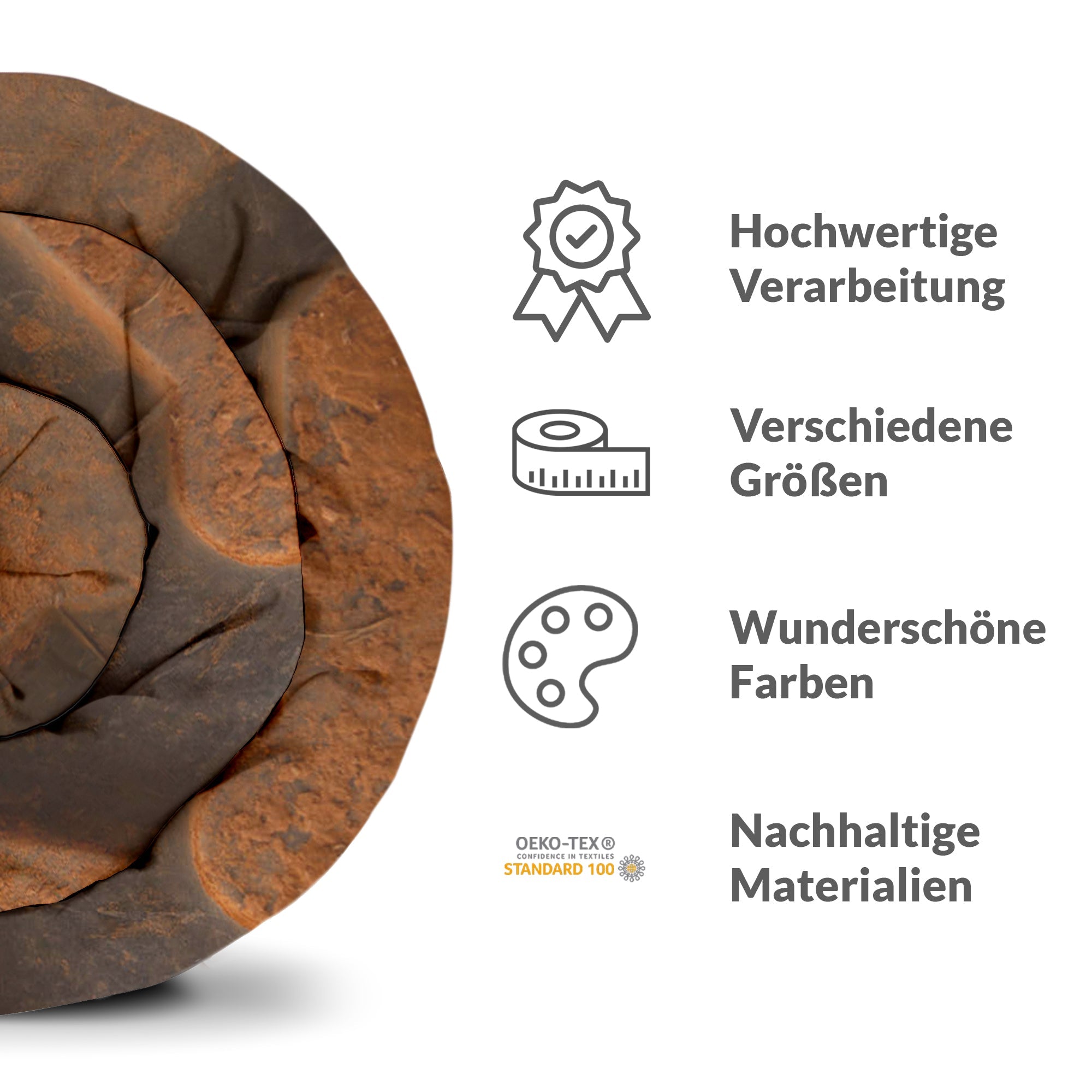 Therapiedekens Beddengoed Set Bruine Aarde