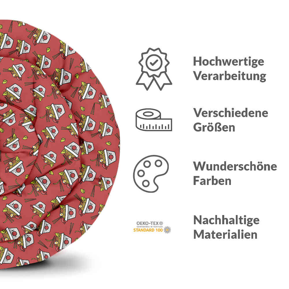 Originele therapiedeken - katoenen hoes rood Take-away