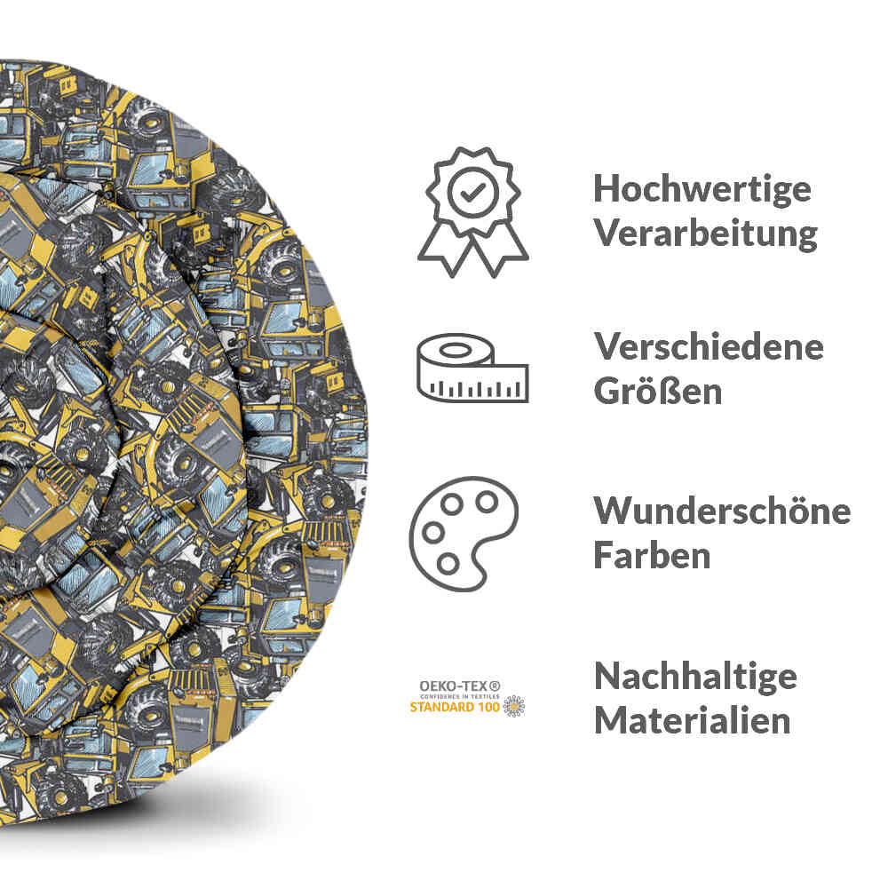 Original Therapiedecke - Baumwollbezug Traktor