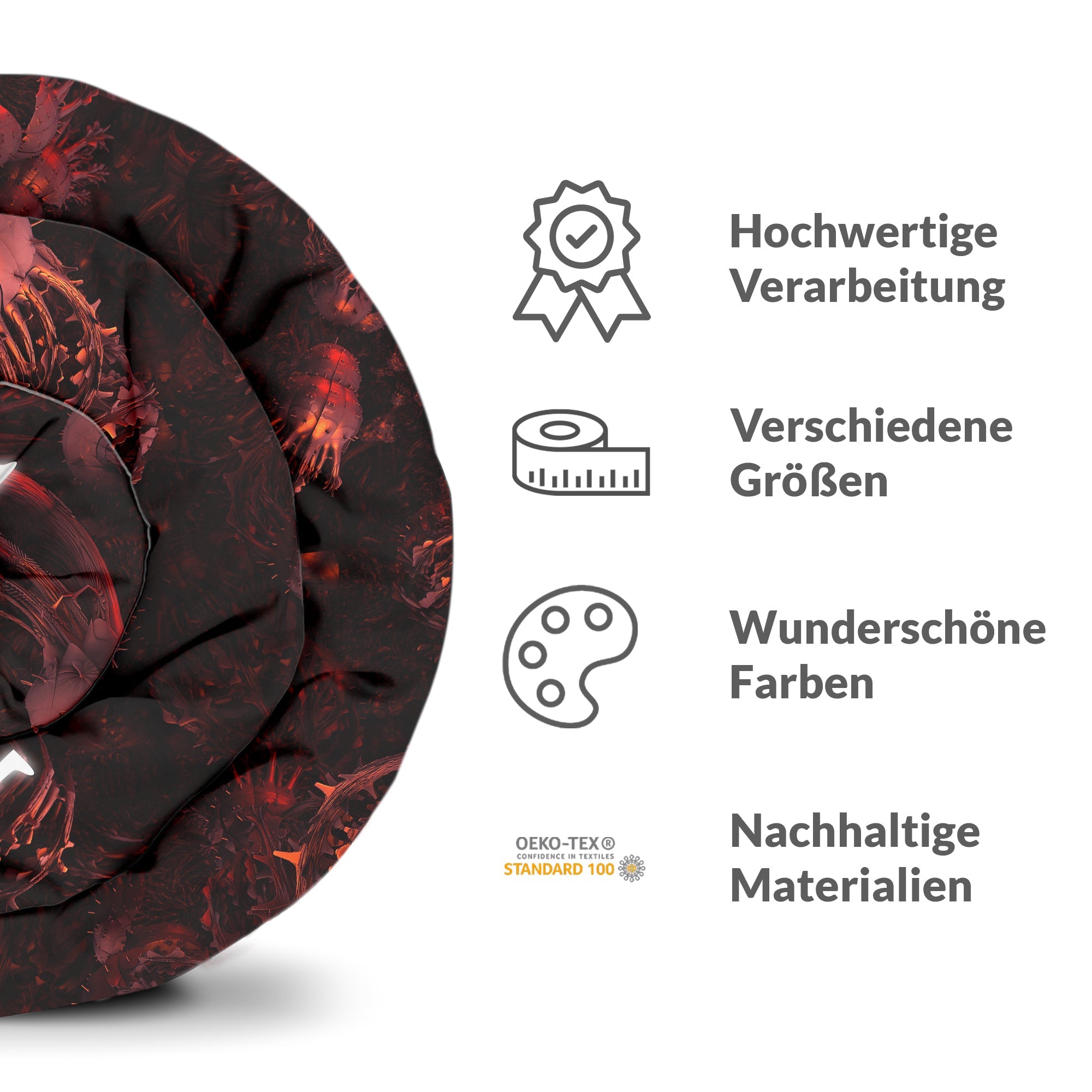 Therapiedekens Beddengoed Set Rood The Matrix Schriftzug